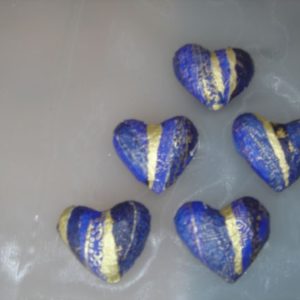Magnete Herz Natale Blu