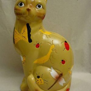 Katze gelb