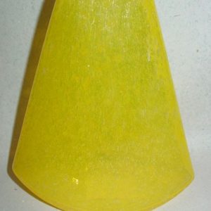 Vase zum Schaukeln gelb, ca 17 cm