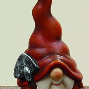 Zwerg mit Schaufel, Keramik (17 cm)