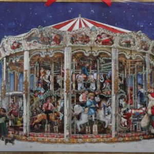 Weihnachtskarrussell (38 x 52 cm)