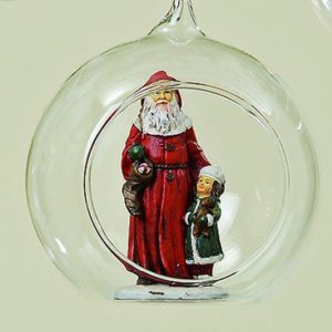 Hnger Glas mit Santa (Mdchen)