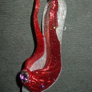 Stckelschuh rot (12 cm)