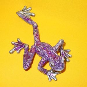 Frosch luxor 12 cm, violett