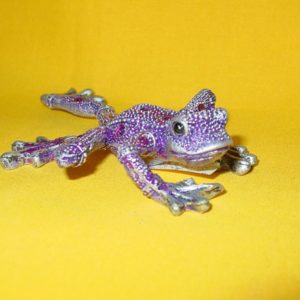 Frosch luxor 20 cm, violett