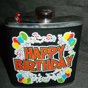 Flachmann "Happy Birthday"