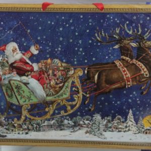 Nostalgischer Weihnachtsschlitten (52 x 38 cm)