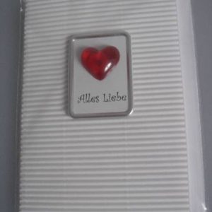 Magnetkarte Mini-Herz Alles Liebe