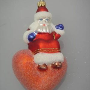 Santa auf Herz