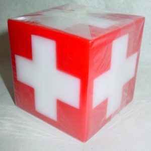 Swiss Cube, 7 x 7 x 7 cm