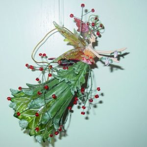 Waldfee fliegend, Resin, 16 cm