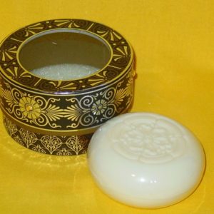 Seife in dekorativer Box, Aroma: Verbena