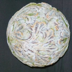 Gartenkugel, crème-grün, 19,5 cm