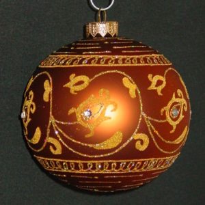 Ornament amber, 8 cm