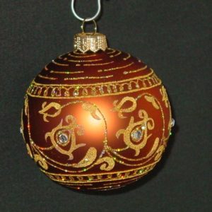 Ornament amber, 10 cm