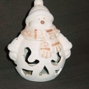 Keramik Windlicht, ca 13 x 16 cm