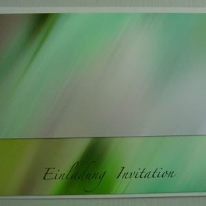 Einladung Fensterkarte 21 x 15 cm
