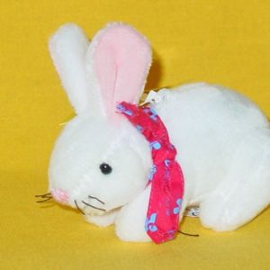 Mini Hase "Hoppsy", Plüsch, weiss, 8 cm
