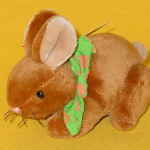 Mini Hase "Hoppsy", Plüsch, dunkelbraun, 8 cm
