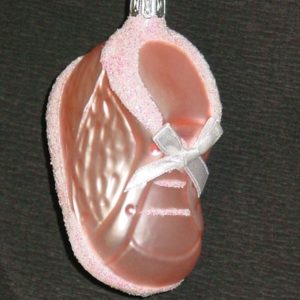 Babyschuh rosa, 8 cm