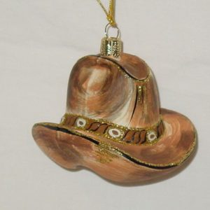 Cowboyhut braun, 9 cm