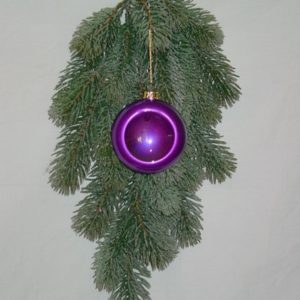 Schalenkugel violett 9 cm