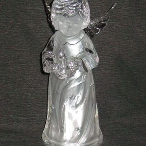 Engel acryl mit Licht - Kerze (19 cm)