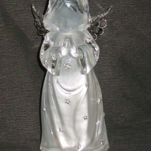 Engel acryl mit Licht - betend (19 cm)