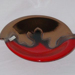 Kerzenschale Flame rot (19 cm)