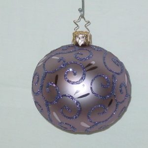 Christmas Mania lichtviolett matt, 8 cm
