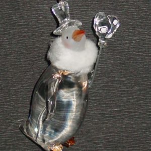 Pinguin Acryl-Watte, 9 cm, Herz