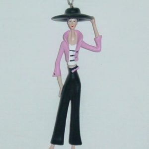 Lulu mit Hose und Hut pink, 13 cm