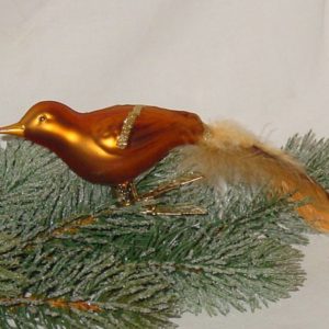 Glasvogel gold, 15 cm