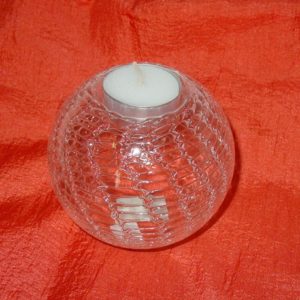Teelichthalter Glaskugel, 9 cm
