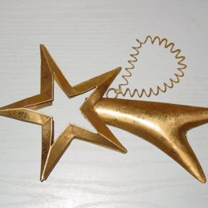 Schweifstern Metall gold, 22 cm
