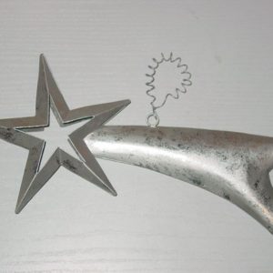 Schweifstern Metall silber, 30 cm