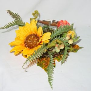 Teelichthalter Sonnenblume, 13 cm